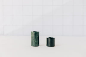 Favor Green Marble Candle Holder